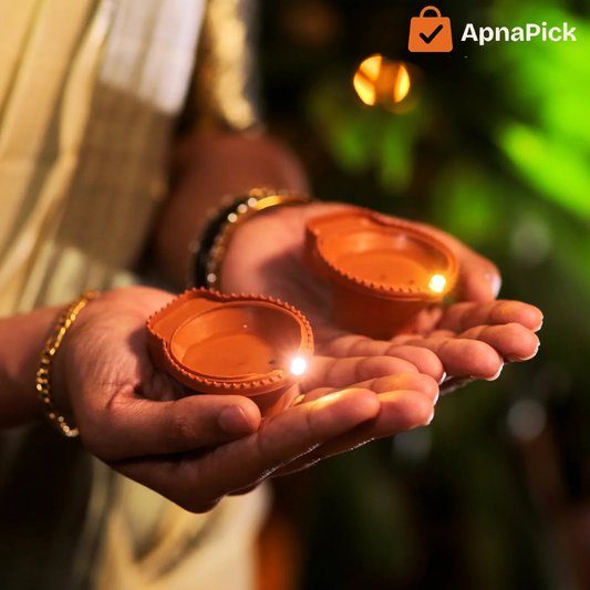 LED Light Water Sensor Diyas  (Pack of 6/12/18/24)