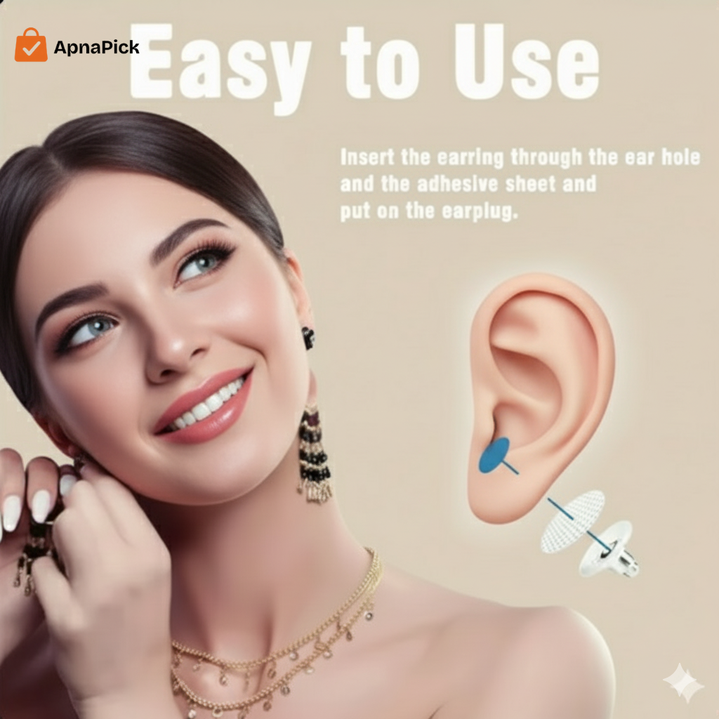 EarCare+™ Invisible Earlobe Support Patches (100 PCS)