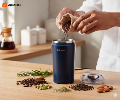 BrewMaster™ 7-in-1 Portable Electric Coffee &amp; Spice Grinder