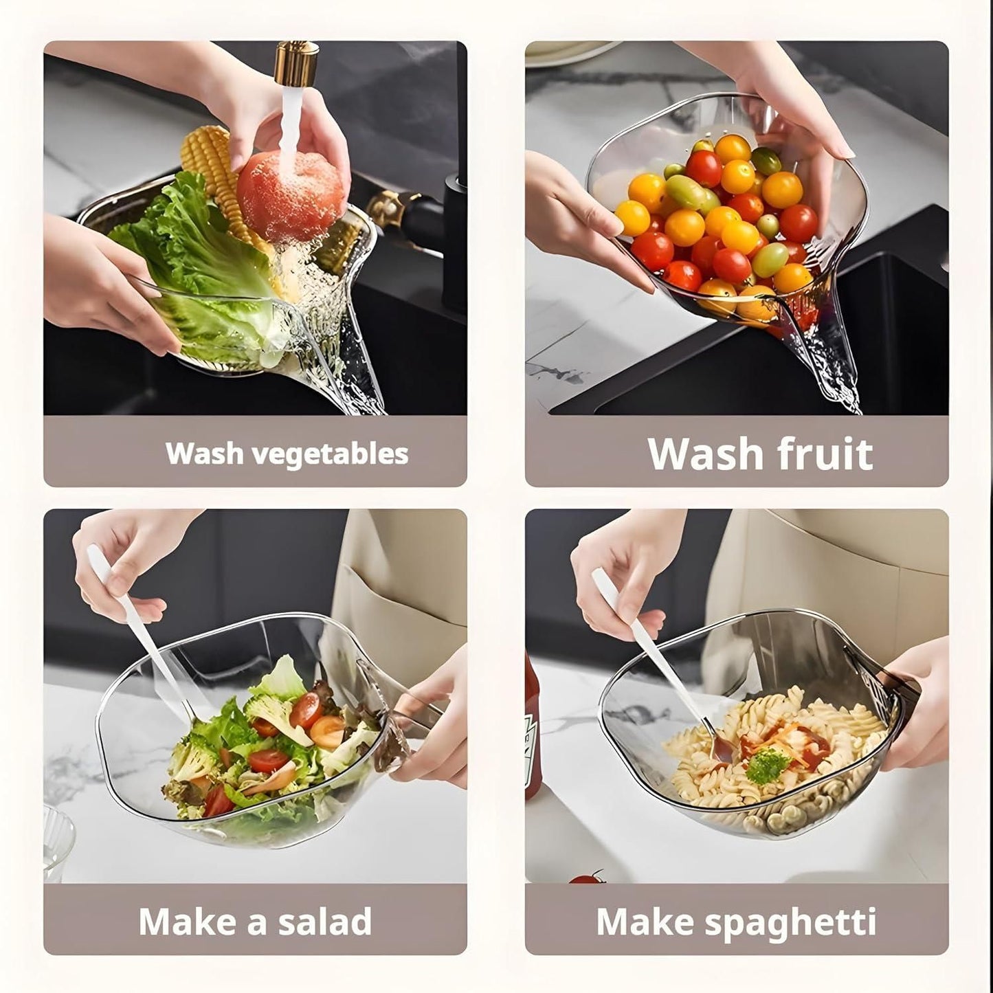 Premium Kitchen Sink Multi-Purpose Drain Basket