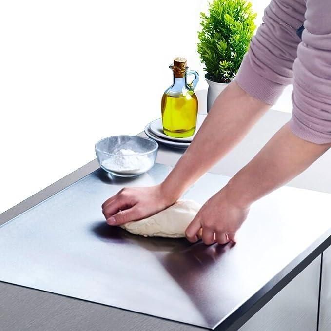 Stainless Steel Chop Board – Durable, Thick, and Indian Kitchen Friendly