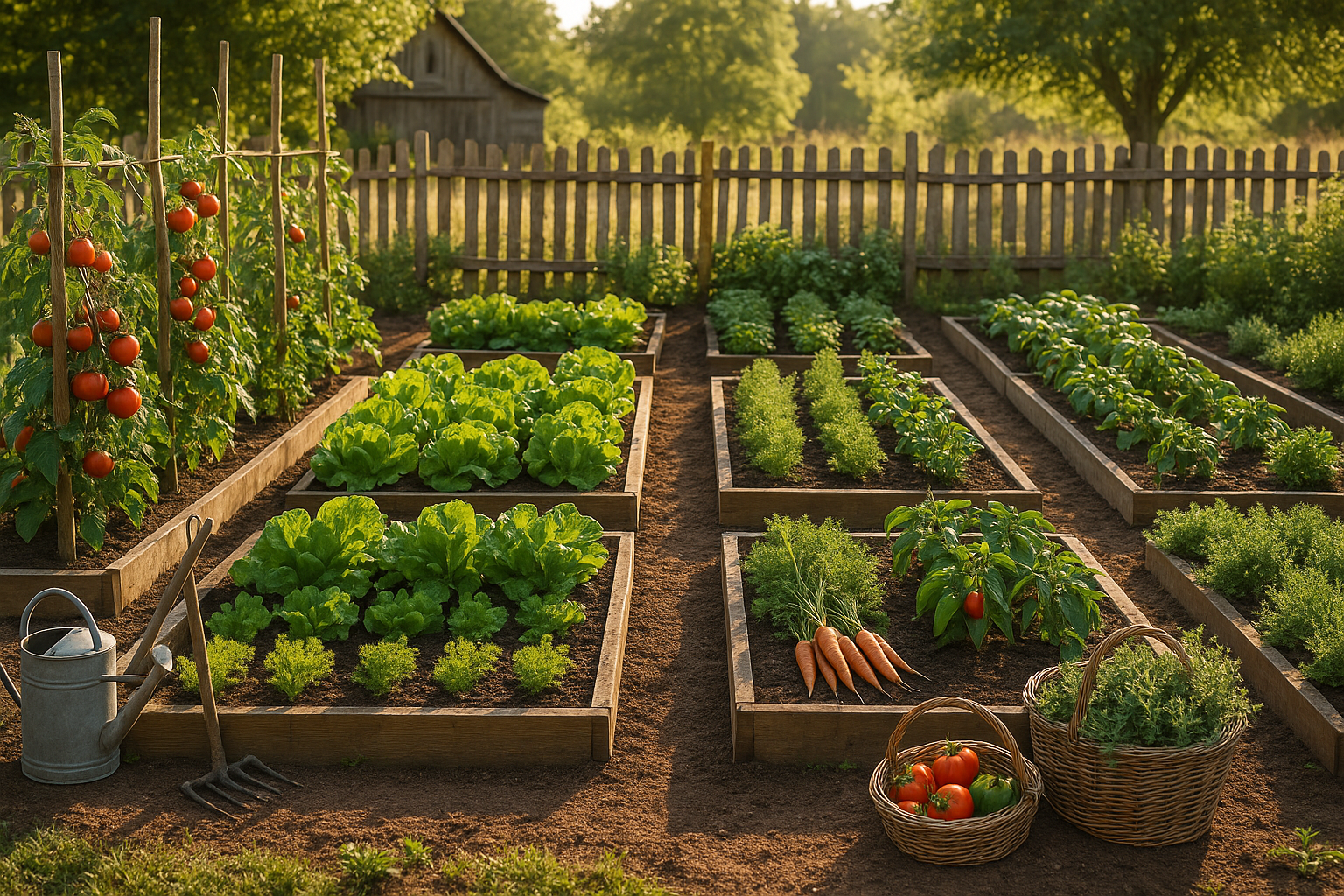 home garden where we grow veggiees like a small farm