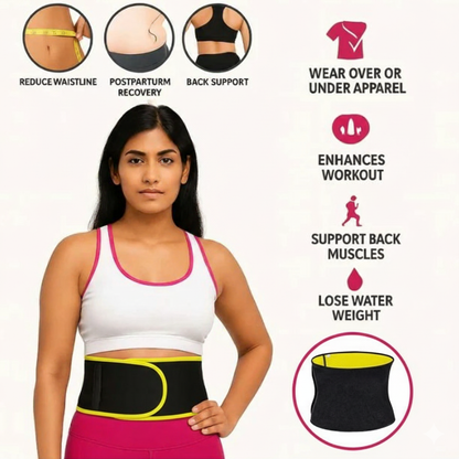 Sweat Belt - Hot Body Shaper Belly Fat Burner For Men & Women