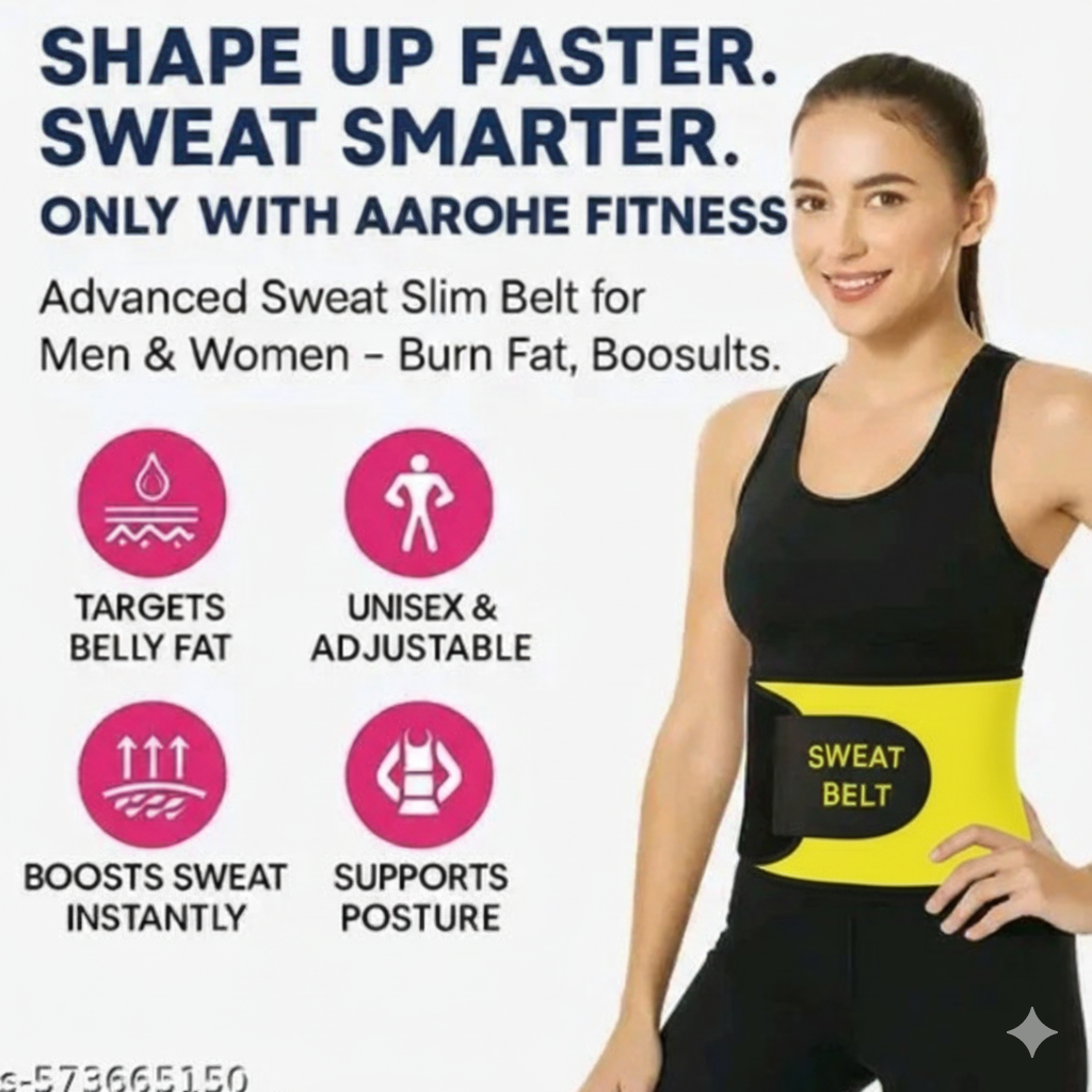 Sweat Belt - Hot Body Shaper Belly Fat Burner For Men & Women