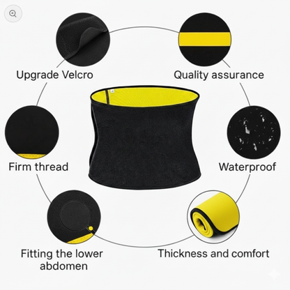 Sweat Belt - Hot Body Shaper Belly Fat Burner For Men & Women